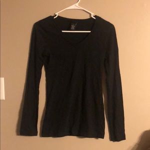 Long sleeve burn out shirt